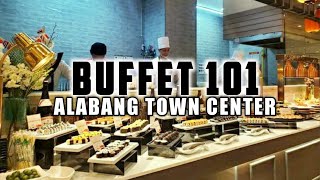 [4K] An Extensive BUFFET 101 RESTAURANT Food Tour! Ayala Alabang Town Center Branch!
