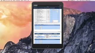 How to perform a California inspection on the iPad
