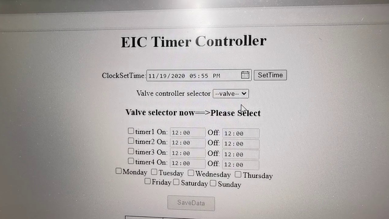 EIC Timer Controller - YouTube
