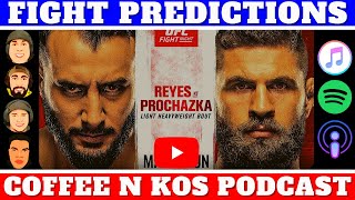 UFC Vegas 25 | Dominick Reyes vs Jiri Prochazka Full Card Fight Predictions | Coffee N KOs Podcast