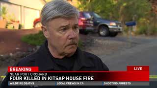 Family of 4 killed in South Kitsap house fire