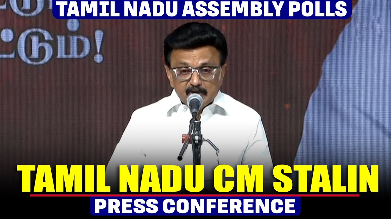 LIVE: Tamil Nadu Chief Minister M K Stalin addresses Press conference ...