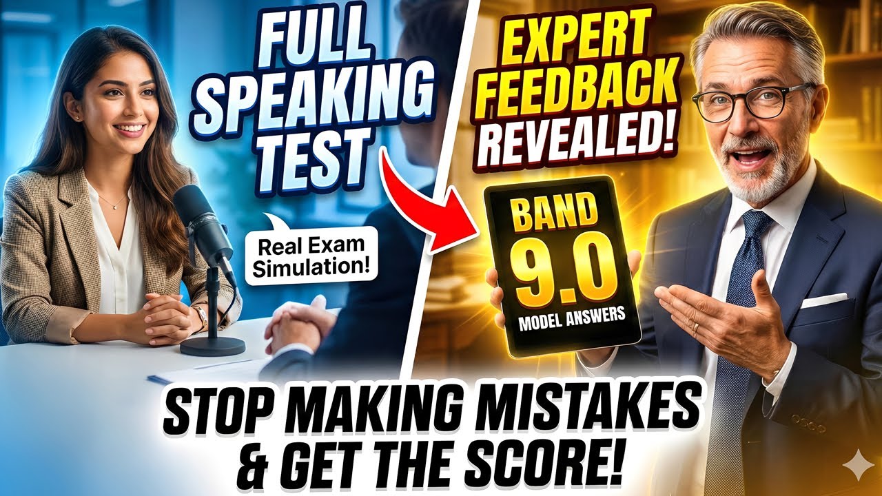 Full IELTS Speaking Test with Band 9 Model Answers + Expert Feedback ...