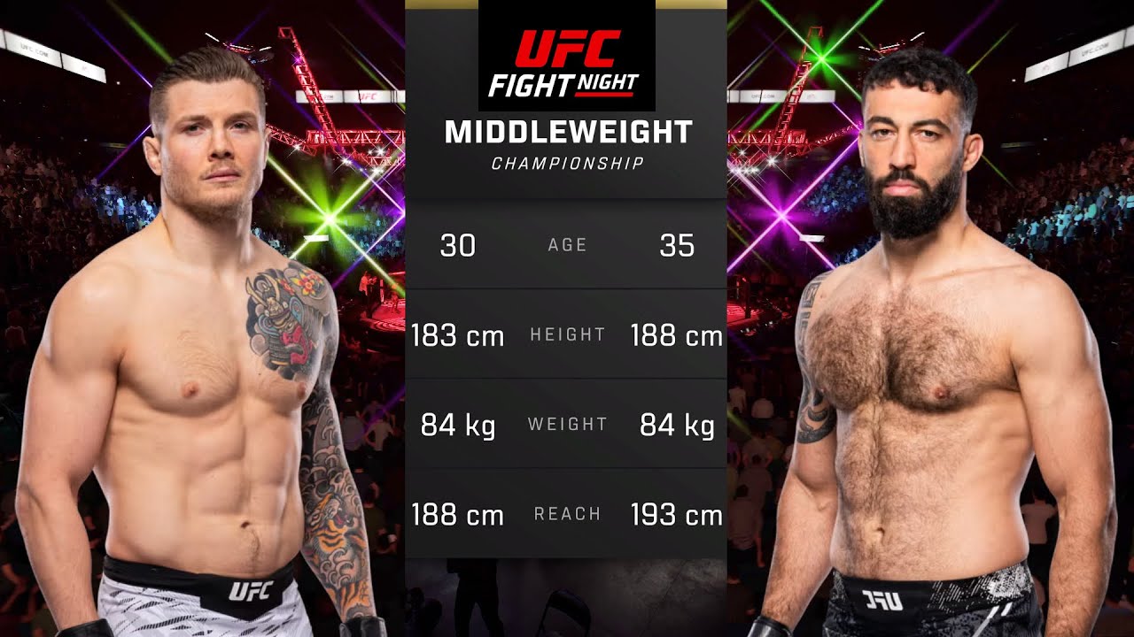 Marvin Vettori vs Roman Dolidze 2 Full Fight - UFC Fight Of The Night