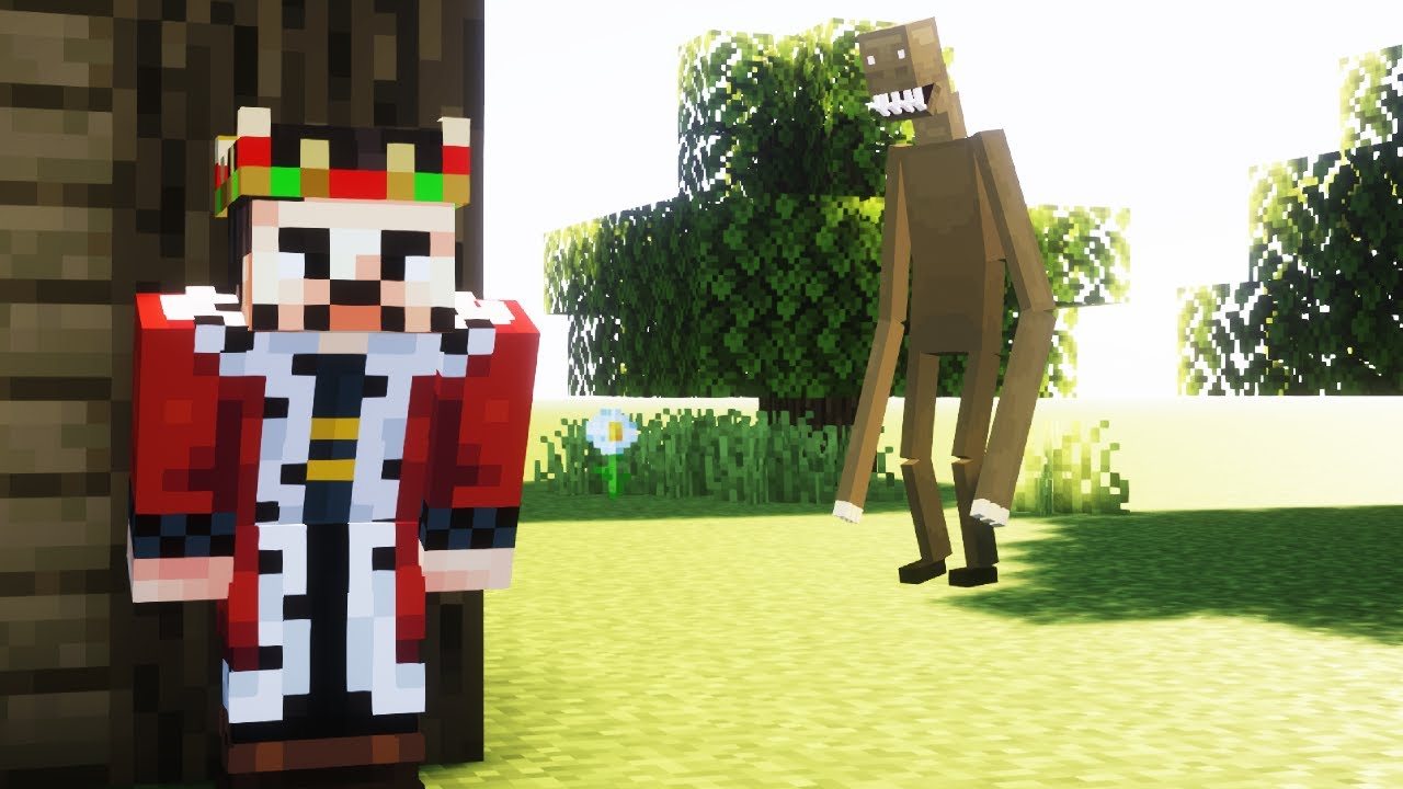 Házat Építettem Miközben Szörnyek Üldöztek a Minecraftba!