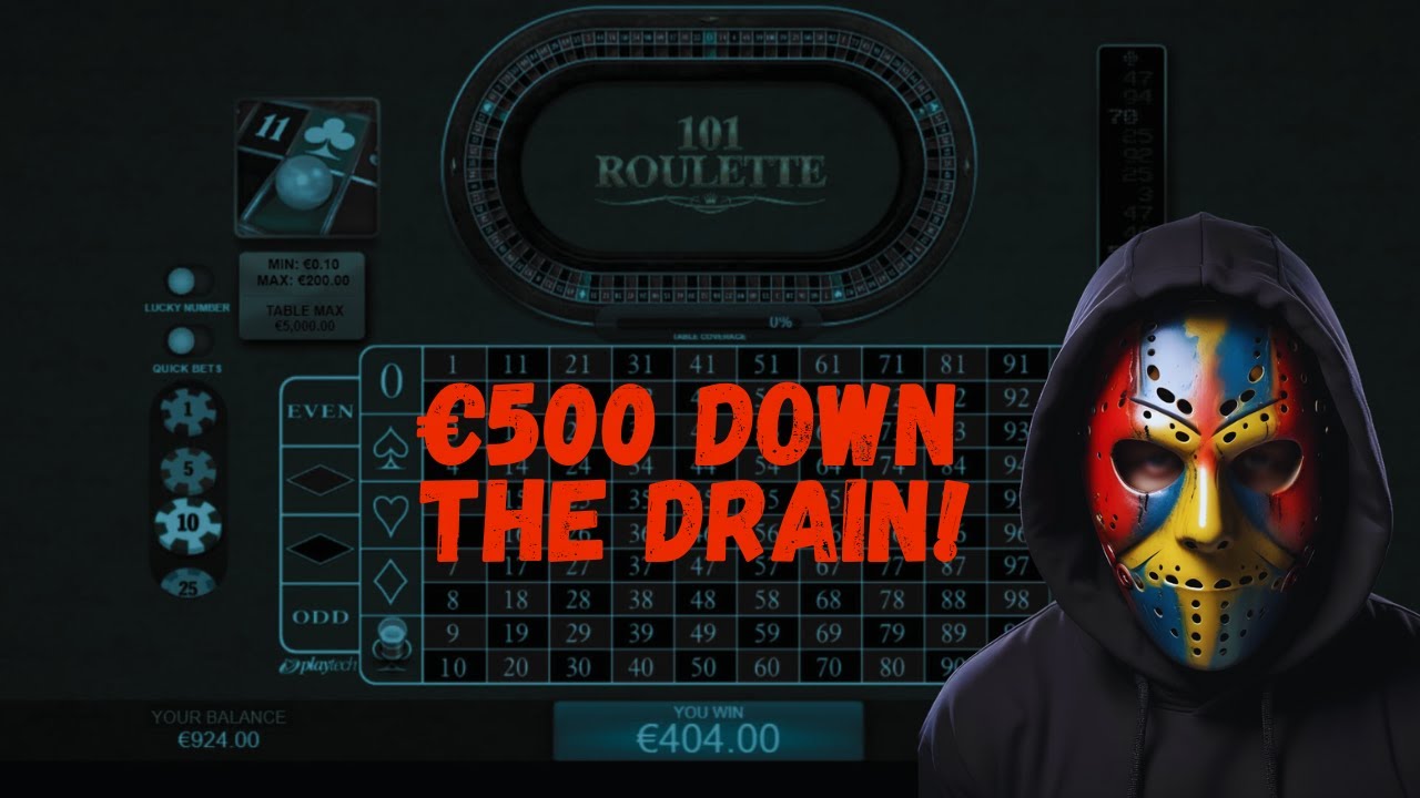 Chasing €500: A Rollercoaster Ride in 101 Roulette - YouTube