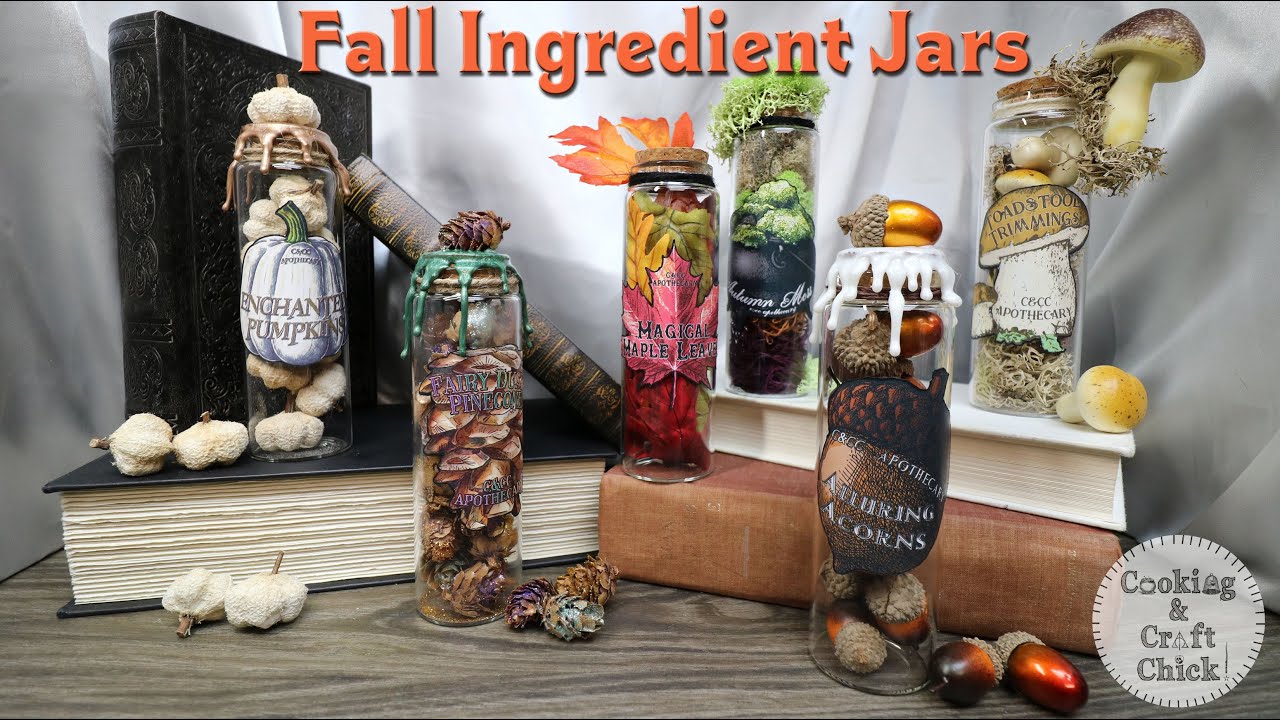 Создайте мистические бутылочки с осенним зельем из 6 завораживающих ингредиентов для вашего осенн...