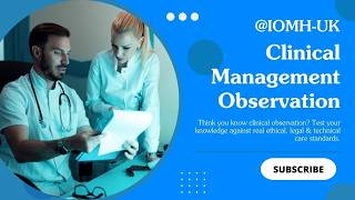 Clinical Management Observation | Official Course Trailer