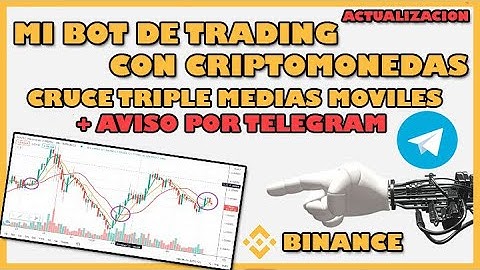 🔴 Como crear BOT de TRADING en BINANCE Python Pandas | Medias Móviles EMA SMA | AVISO por TELEGRAM 🚀