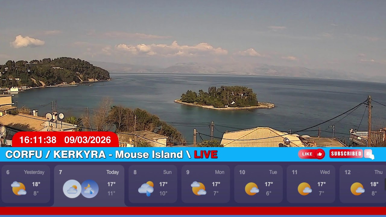 Corfu / Kerkyra, Greece LIVE