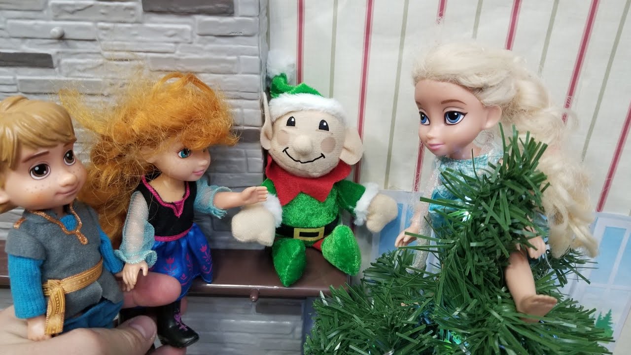 Elf On The Shelf Comes Alive! Elsia and Annia videos Kristoff YouTube