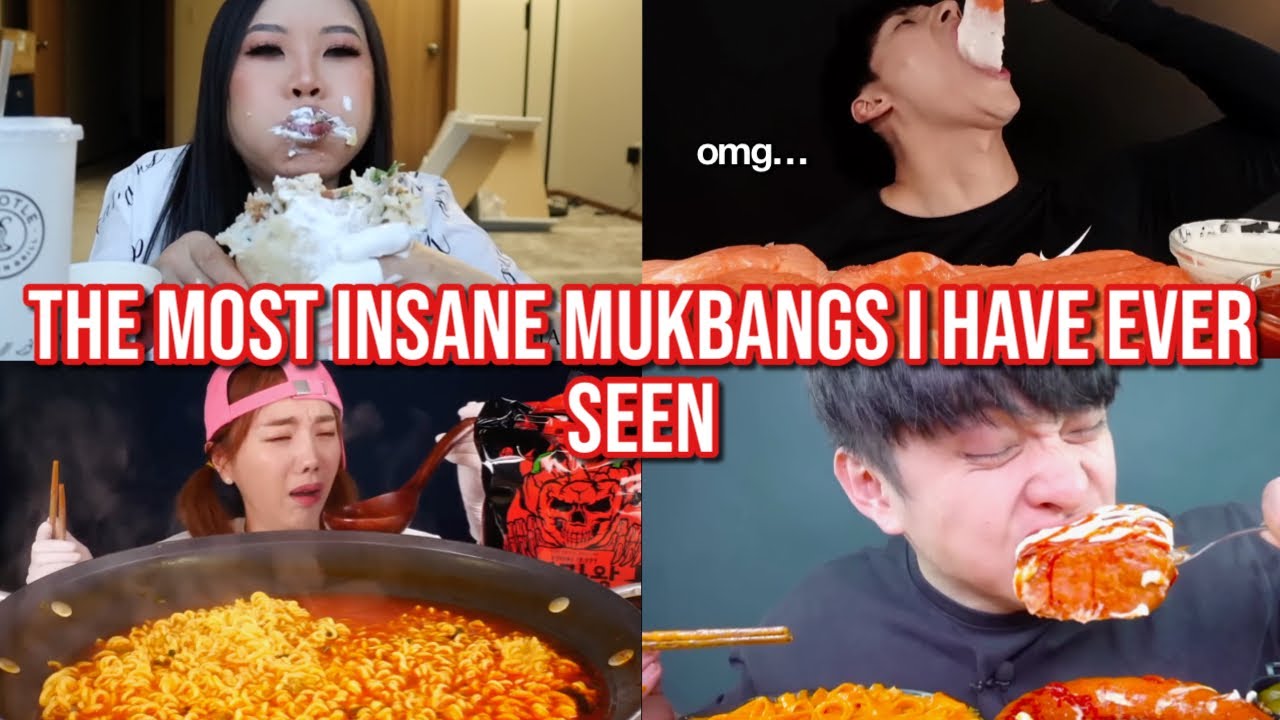 самые БЕЗУМНЫЕ мукбанги, которые я когда-либо видел