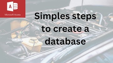 Secrets to Building a Database in Microsoft Access