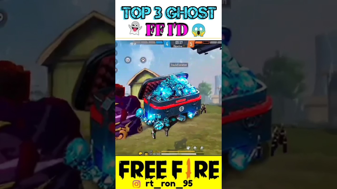 Top 3 Free Fire Ghost I'd 