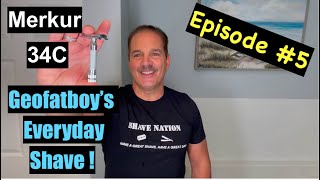 Geofatboy's Everyday Shave #5 Merkur 34C