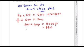 Edexcel Sample Paper 1F Question 16 - Fraction of Amount