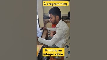 c programming|| printing an integer value #shorts #programming #viral