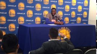 Draymond Green: It was definitely weird seeing Harrison (Barnes) on the other side