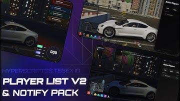 [STANDALONE] Hyper Player List + Notification System | Sleek & Responsive UI