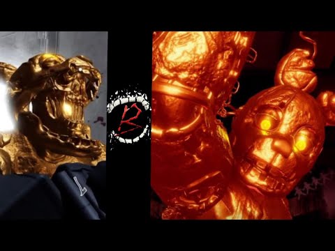 Golden Springtrap Skin Full Gameplay (No Commentary) | Bite By Night