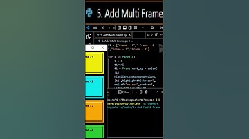 5. Add Multi Frame 👌 |  Python #tkinter #coding #python #shorts