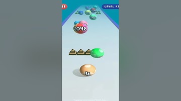 Merge 2048 run ball (android) level 42