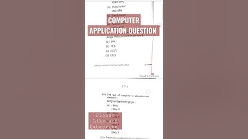 Computer Application Previous Year Question paper || M.com Semester I || KOLHAN UNIVERSITY CHAIBASA