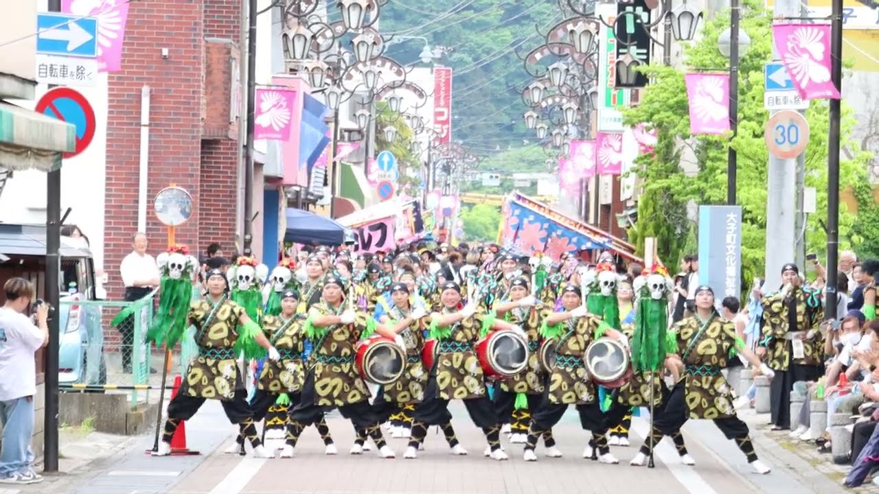 新作演舞【４K】REDA舞神楽「ジャングル」★第21回常陸国YOSAKOI祭/駅前通り第２会場/2024.05.19/CanonEos90