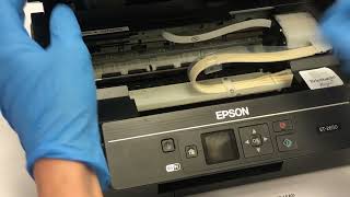 How to remove cartridges from Epson EcoTank ET2650