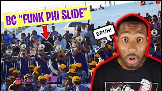 BandHead REACTS to Benedict College | Funk Phi Slide Trombone Section - Black & Blues (REACTION!!!)