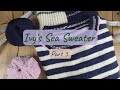 Ivy’s Sea Sweater (Part 5) | Neckline Ribbing & Elastic Cast Off