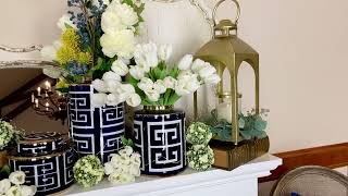 Gold Iron Lantern with Glass Hurricane, Choice of Sizes