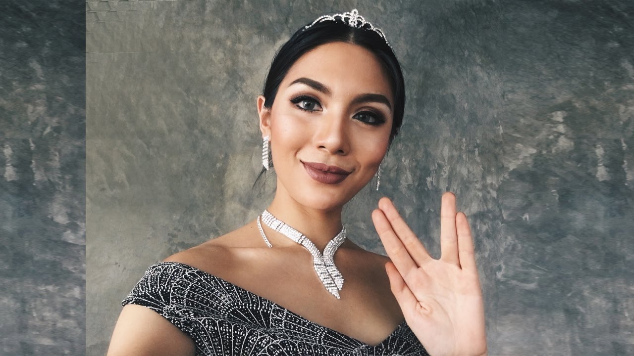 Miss Thailand universe makeup (Eng Sub) แต่งตามน้ำตาล  | Fah Sarika