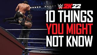 WWE 2K22: 10 Things You Might Not Know #5 (Dumpster Match, Hidden Entrances, Face-Paints & More)