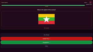 Flag Quiz: Asia - Gameplay