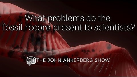 What problems do the fossil record present to scientists?