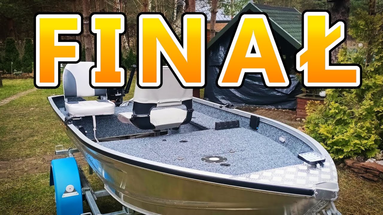 Końcowy odcinek z budowy łodzi typu Bass.-Kormoran 360