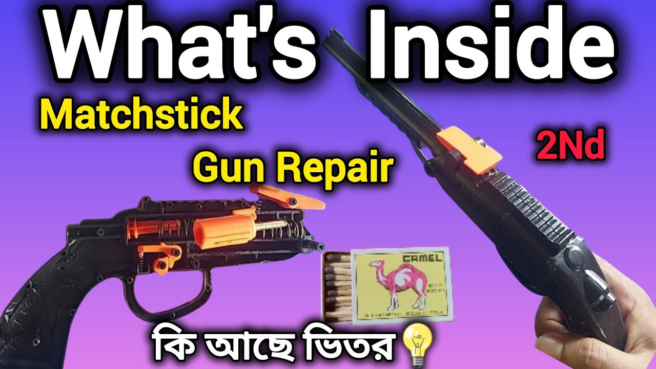 Matchstick  gun repair // Diwali Baby Toy Gun Repair // How to repair Match Gun at home