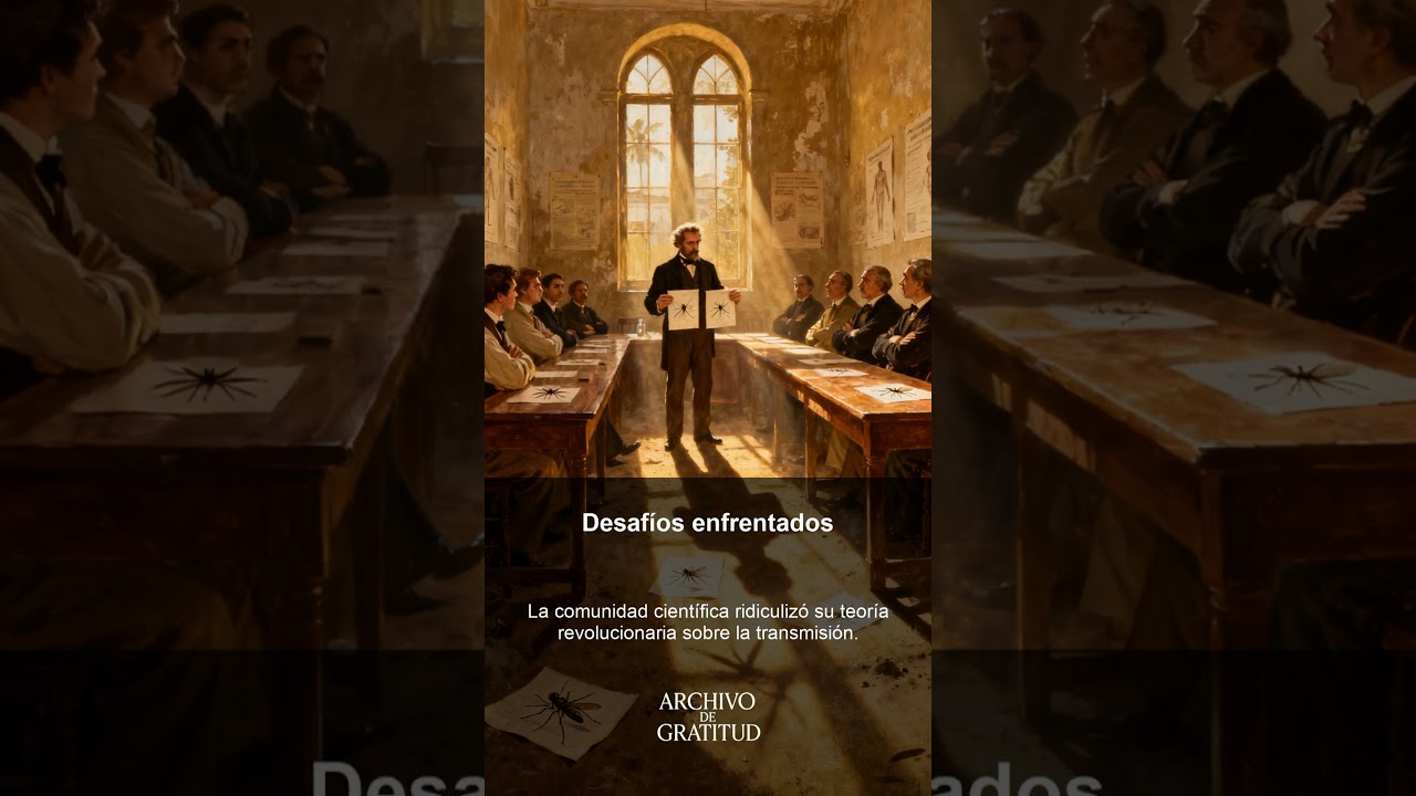 Dr. Finlay descubrió el vector del dengue y salvó millones. 