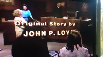 The Judge TV Show (1980s), Family Affair Episode. Opening