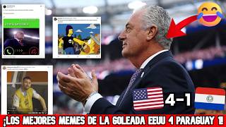 😂¡LOS MEJORES MEMES DE LA GOLEADA HISTÓRICA DE EEUU ANTE PARAGUAY POR 4 A 1! COPA DEL MUNDO 2026😅💣🔥
