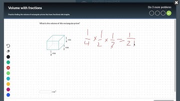 How to find Volume with Fractions