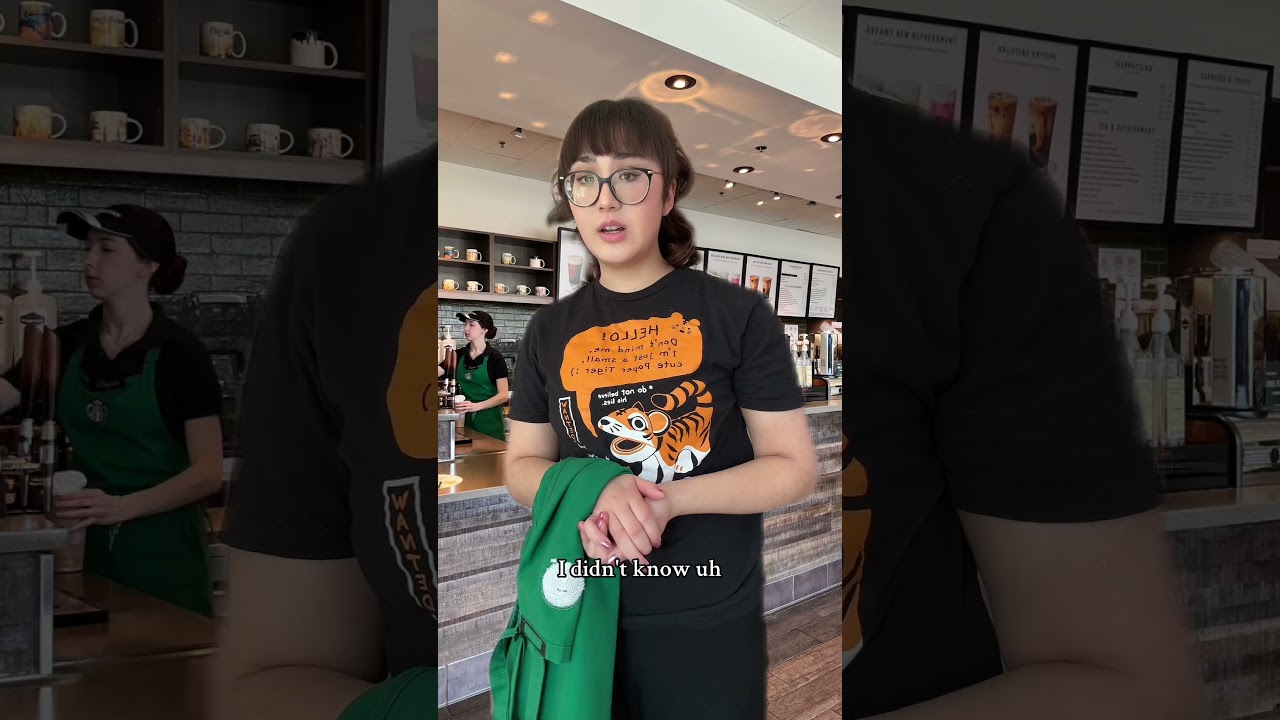 Getting Dresscoded working at Starbucks 🙈