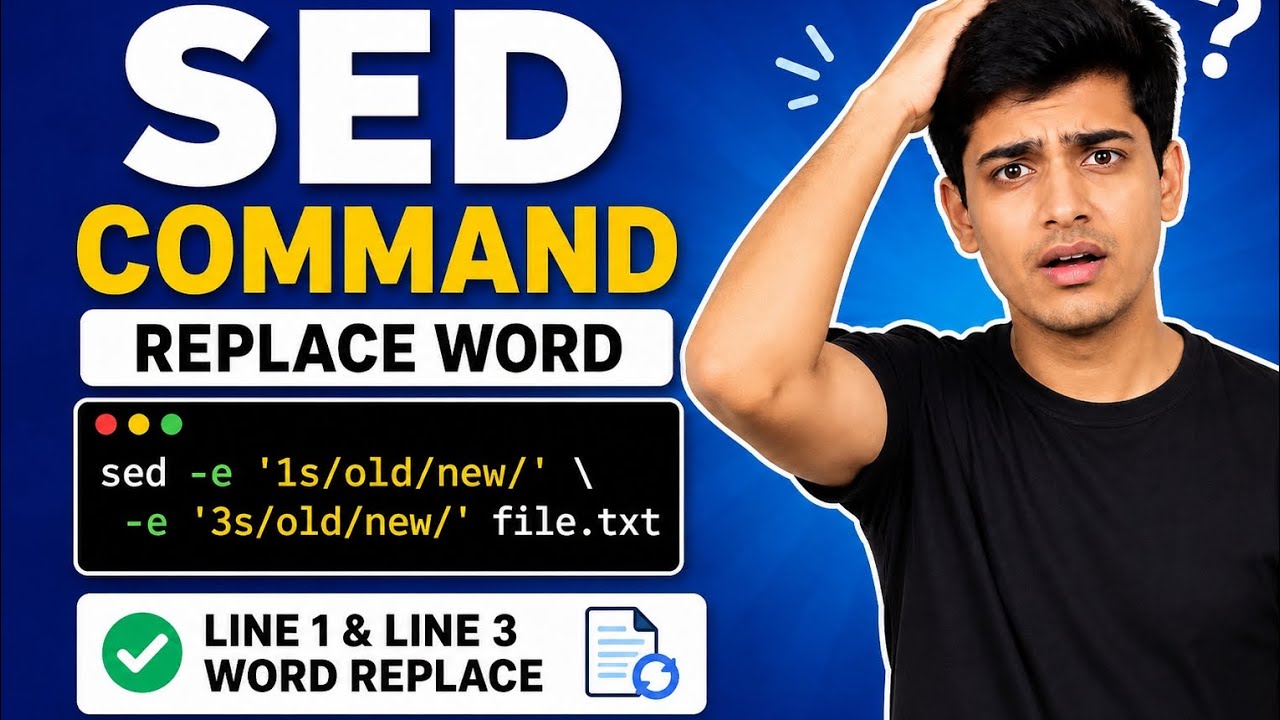Master Linux sed Commands in 15 Minutes - YouTube