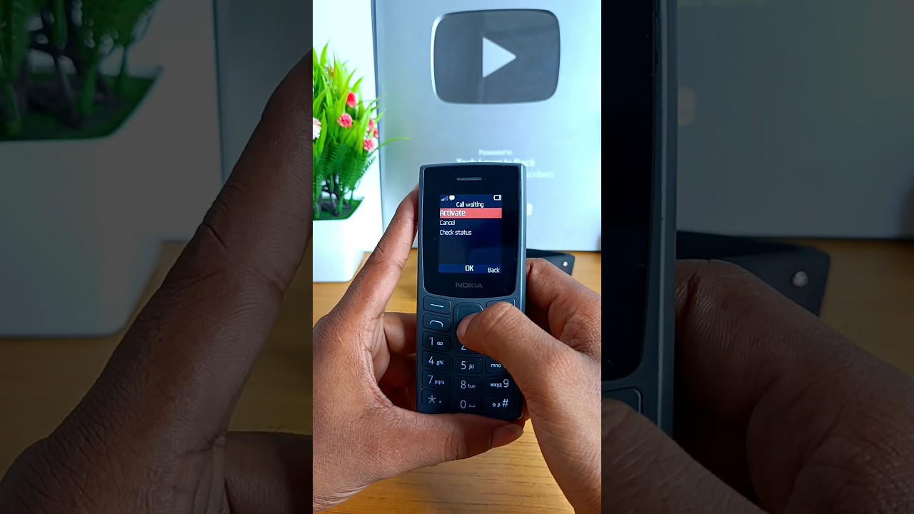 How to activate call waiting on Nokia keypad phone  | call waiting setting