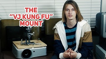 How I Temporarily Mount Projectors at Music Venues (for VJ gigs)