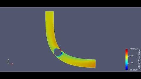 Animation of Velocity - Elbow and Throttle body