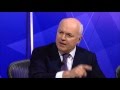 Iain Duncan Smith losing his temper with Owen Jones