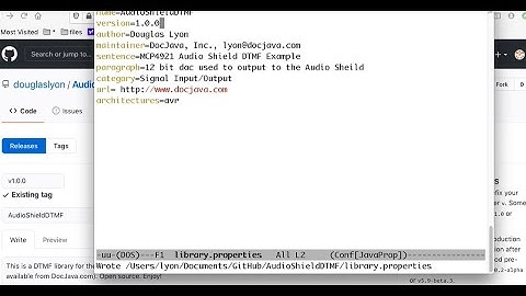 Publishing an Arduino Library