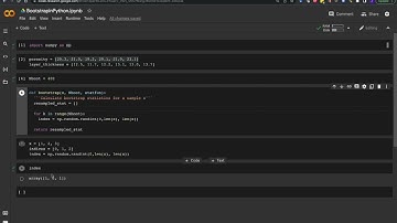 Bootstrapping Statistics using Python